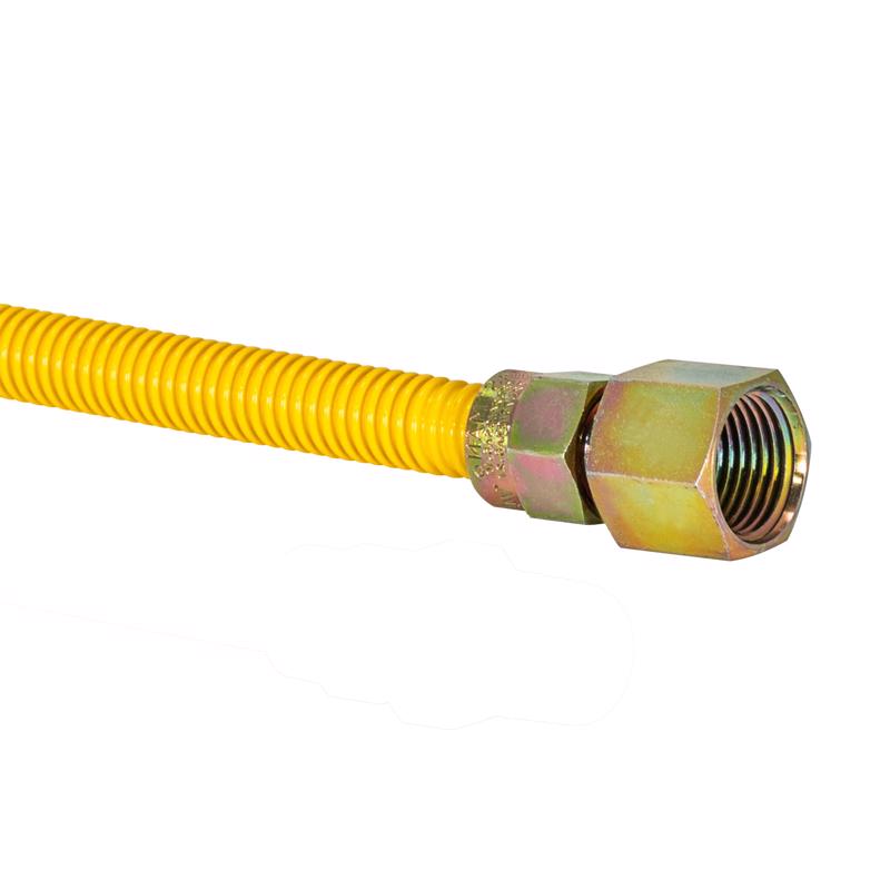 Eastman 1/2 in. MIP in. X 1/2 in. D FIP 72 in. Stainless Steel Gas Connector