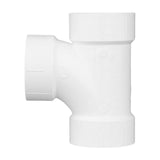 Charlotte Pipe 3 in. Hub X 3 in. D Hub PVC Sanitary Tee 1 pk