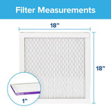 Filtrete 18 in. W X 18 in. H X 1 in. 1500 MPR Pleated Ultra Allergen Filter 1 pk, Pack of 4