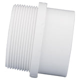 Charlotte Pipe 2 in. Spigot X 2 in. D Slip PVC Trap Adapter 1 pk