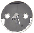 Danco 88975 Overflow Plate, Metal, Chrome-Plated, For: Existing Bathtub Fixtures