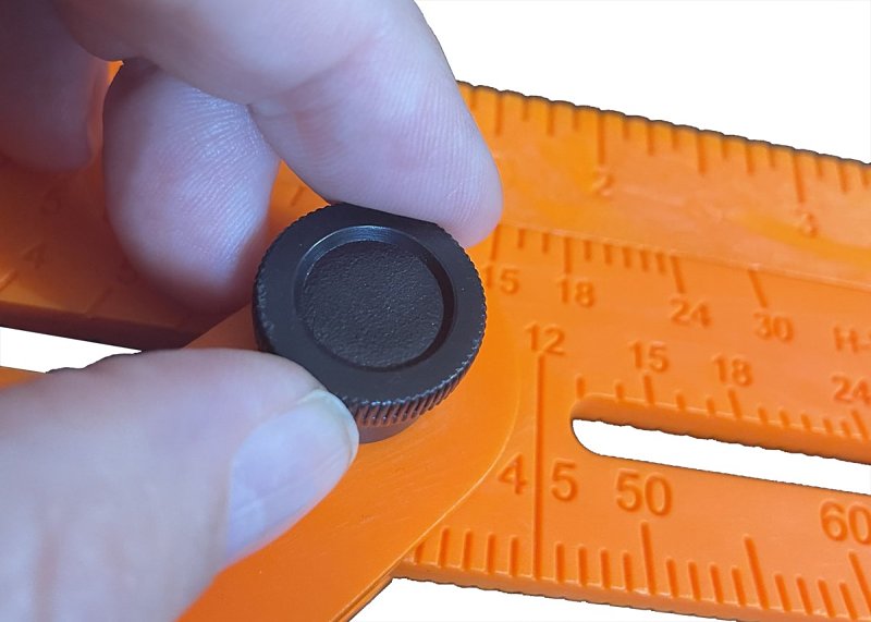 Swanson TOSB01 5-in-1 Folding Square, 1/8 in Graduation, ABS Composite, 10-1/4 in L, 2-1/4 in W, Pack of 5