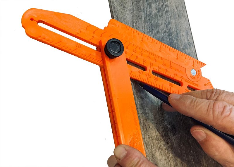 Swanson TOSB01 5-in-1 Folding Square, 1/8 in Graduation, ABS Composite, 10-1/4 in L, 2-1/4 in W, Pack of 5