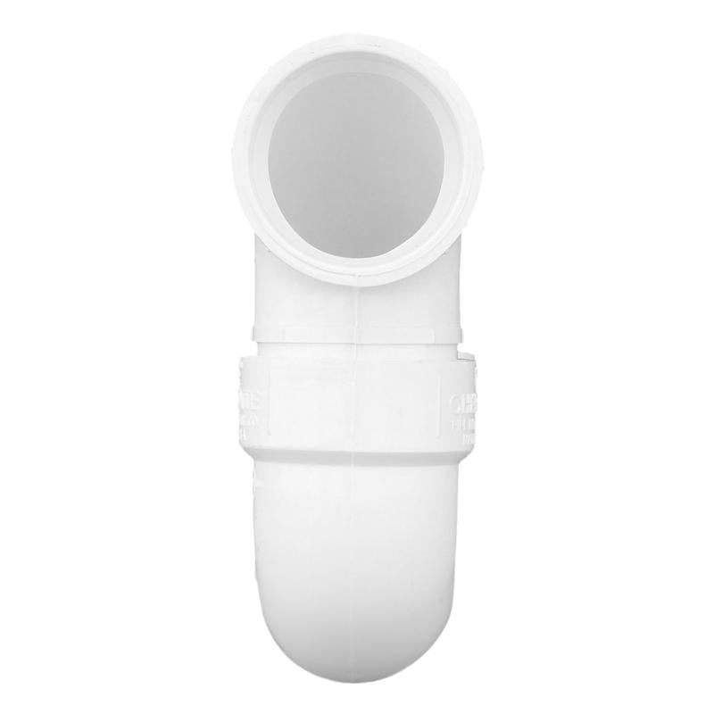 Charlotte Pipe Schedule 40 1-1/2 in. Hub X 1-1/2 in. D Hub PVC P-Trap with Union 1 pk, Pack of 10