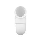 Charlotte Pipe Schedule 40 2 in. Hub X 2 in. D Hub PVC P-Trap 1 pk, Pack of 10