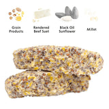 Feathered Friend 14375 Black Oil Sunflower Seed Wild Bird Food, 11 oz, Suet