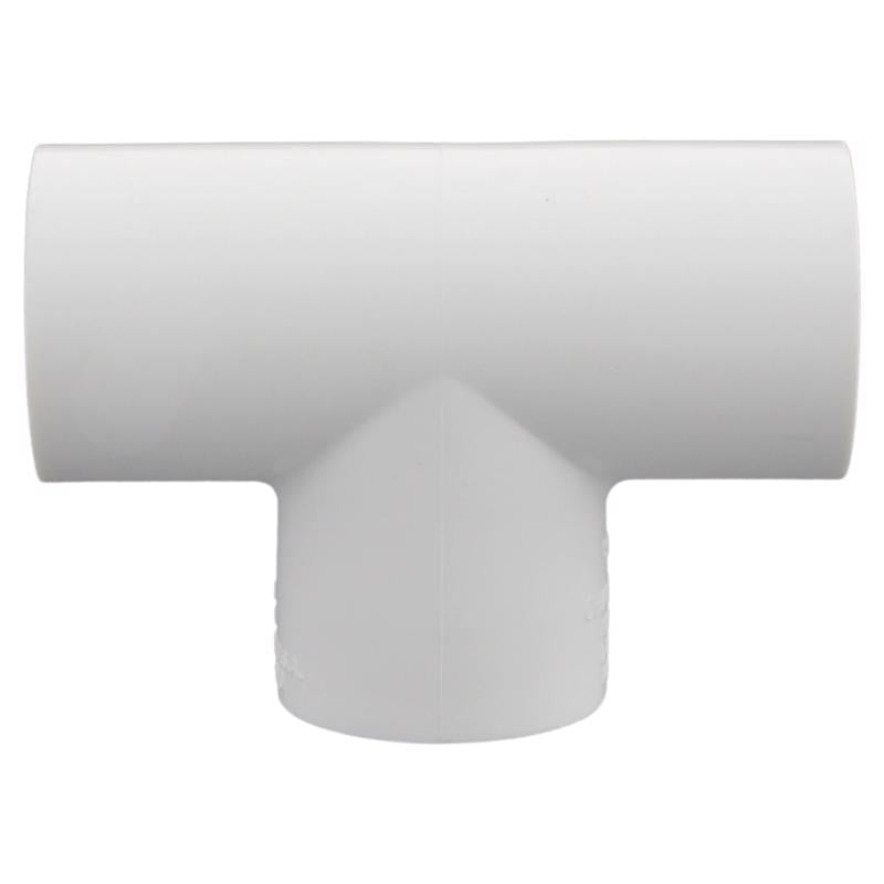 Charlotte Pipe Schedule 40 3/4 in. Slip X 3/4 in. D Slip PVC Tee 1 pk, Pack of 25
