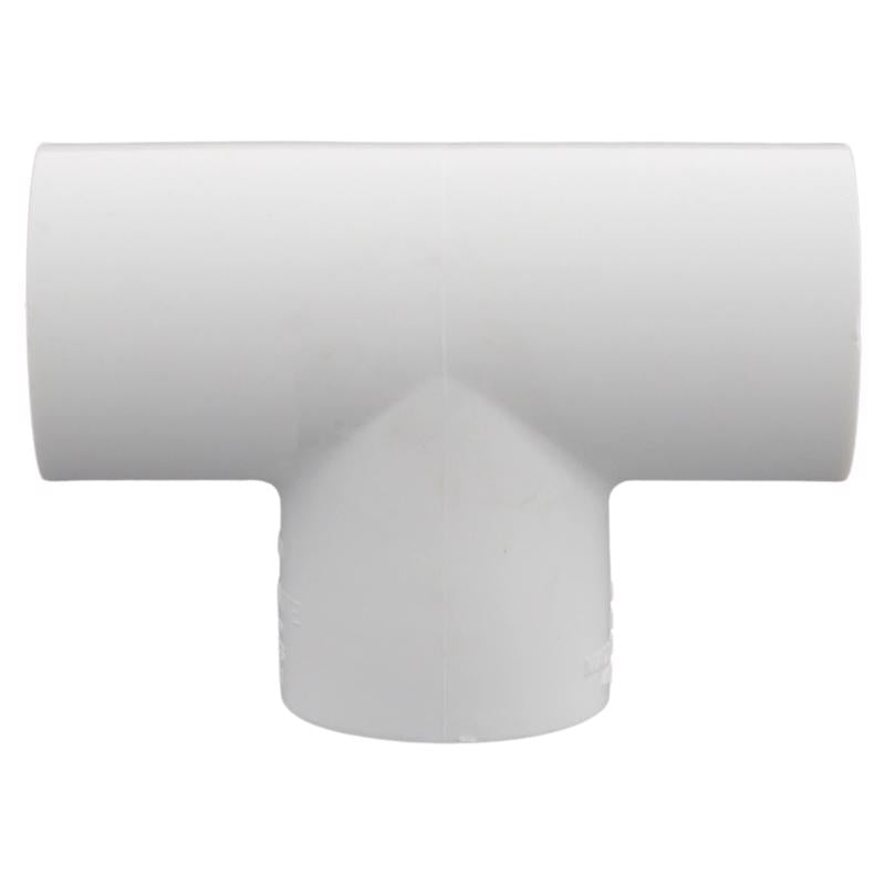 Charlotte Pipe Schedule 40 3/4 in. Slip X 3/4 in. D Slip PVC Tee 1 pk, Pack of 25