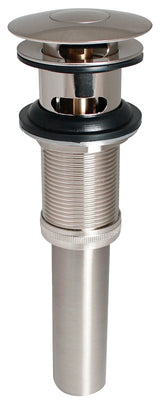 Stylewise K820-75BN Pushbutton Sink Drain, Brass
