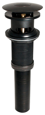 Stylewise K820-75BRZ Pushbutton Sink Drain, 1-1/4 in Connection