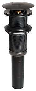 Stylewise K820-76BRZ Pushbutton Sink Drain, 1-1/4 in Connection, Brass, Bronze