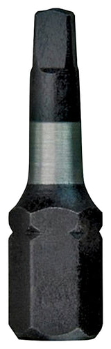 Milwaukee SHOCKWAVE 48-32-4606 Power Bit, #2 Drive, Square Recess Drive, 1/4 in Shank, Hex Shank, 2 in L, 5/PK