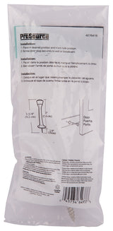 ProSource CL-208P-CH-PS Heavy-Duty Rigid Door Stop, 1 in Dia Base, 3 in Projection, Die-Cast Zinc & Plastic, Chrome