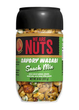 We Are Nuts 19020JX Snack Mix, Savory Wasabi, 8 oz Jar, Pack of 12
