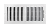 Tru Aire 6 in. H X 14 in. W 2-Way Powder Coat White Steel Wall/Ceiling Register