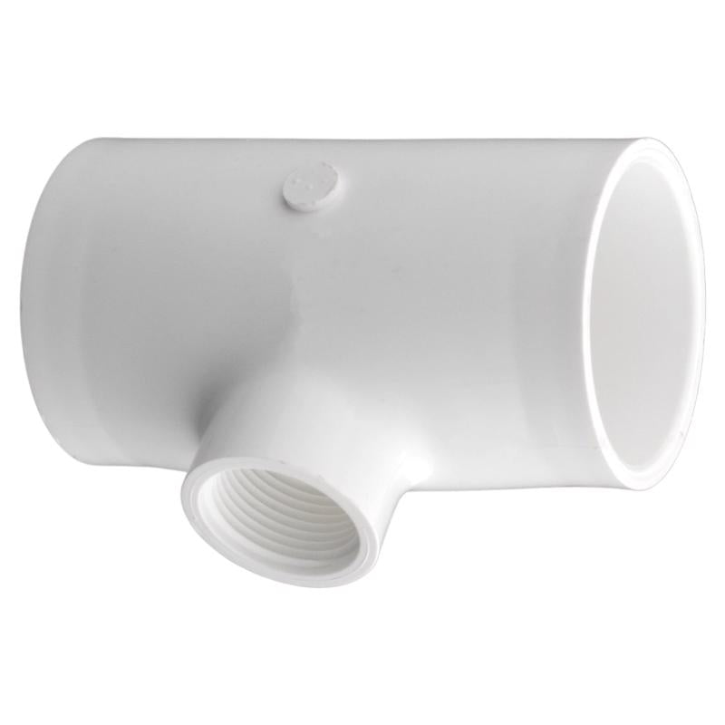 Charlotte Pipe Schedule 40 1-1/4 in. Slip X 1-1/4 in. D Slip PVC Reducing Tee 1 pk