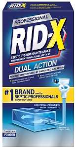 Rid-X 1920094143 Septic Tank Cleaner, Powder, Tan, Fermentation, 9.8 oz Box