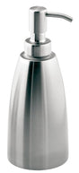 iDESIGN 21760 Soap Dispenser, 475 mL, Plastic/Stainless Steel, Silver, Brushed, Pump, Pack of 6