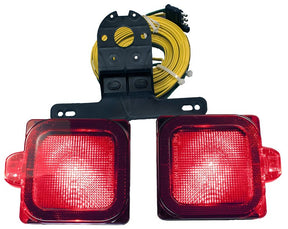 PM V944 Stop/Turn/Tail and Side Marker Kit, LED Lamp, Red Light, Red Housing