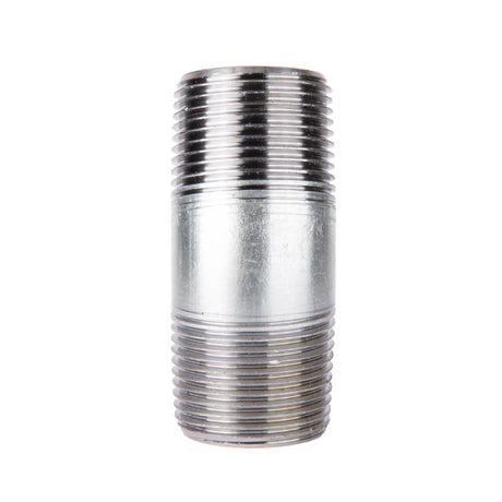STZ Industries 2-1/2 in. MIP each X 2-1/2 in. D MIP Galvanized Steel 3 in. L Nipple