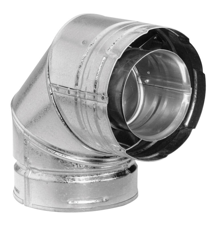 DuraVent DirectVent 4 in. D X 6-5/8 in. L Aluminum/Galvanized Steel Vent Pipe, Pack of 6