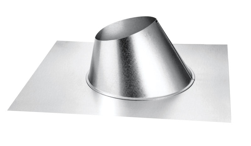 DuraVent DirectVent 6 in. D Galvanized Steel Adjustable Fireplace Roof Flashing, Pack of 6
