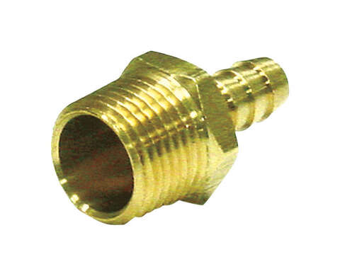 JMF Company 3/4 in. Barb X 3/8 in. D MPT Brass Hose Barb, Pack of 5