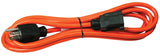 PowerZone OR501608 Extension Cord, 16 AWG Cable, 5-15P Grounded Plug, 5-15R Grounded Receptacle, 8 ft L, 125 V