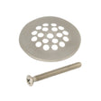 Danco 2-7/8 in. Brushed Nickel Metal Shower Drain Strainer