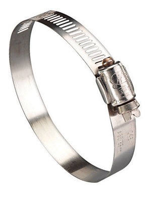 Ideal Tridon Hy Gear 3/8 in to 7/8 in. SAE 6 Silver Hose Clamp Stainless Steel Marine, Pack of 10