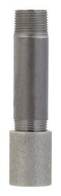 STZ Industries 1/2 in. MPT Black Steel 4 in. L Nipple with Coupling