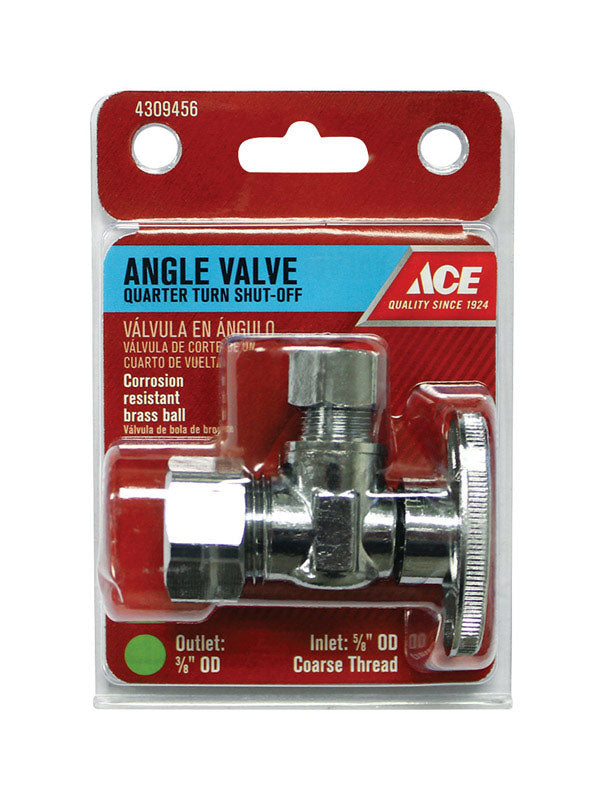 Ace Compression - Coarse Thread Compression Brass Shut-Off Valve