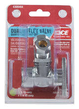 Ace FIP Compression Brass Dual Shut-Off Valve