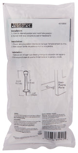 ProSource CL-208P-VB-PS Heavy-Duty Rigid Door Stop, 1 in Dia Base, 3 in Projection, Die-Cast Zinc & Plastic