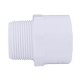 Charlotte Pipe Schedule 40 1-1/4 in. Slip X 1-1/4 in. D MPT PVC Pipe Adapter 1 pk, Pack of 25