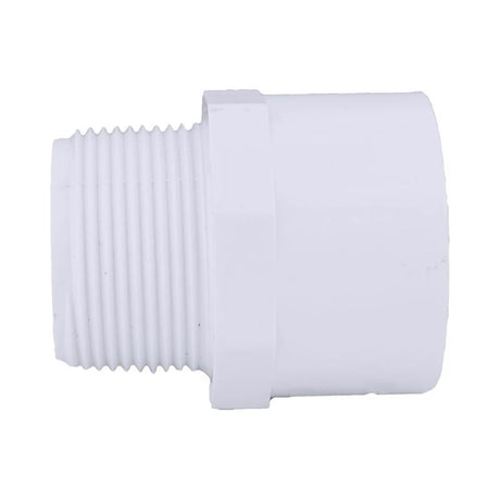 Charlotte Pipe Schedule 40 1-1/4 in. Slip X 1-1/4 in. D MPT PVC Pipe Adapter 1 pk, Pack of 25