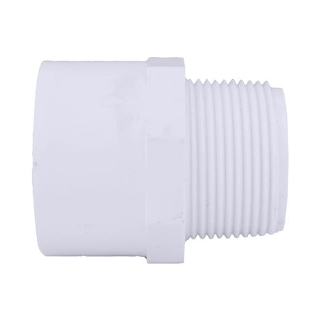 Charlotte Pipe Schedule 40 1-1/4 in. Slip X 1-1/4 in. D MPT PVC Pipe Adapter 1 pk, Pack of 25