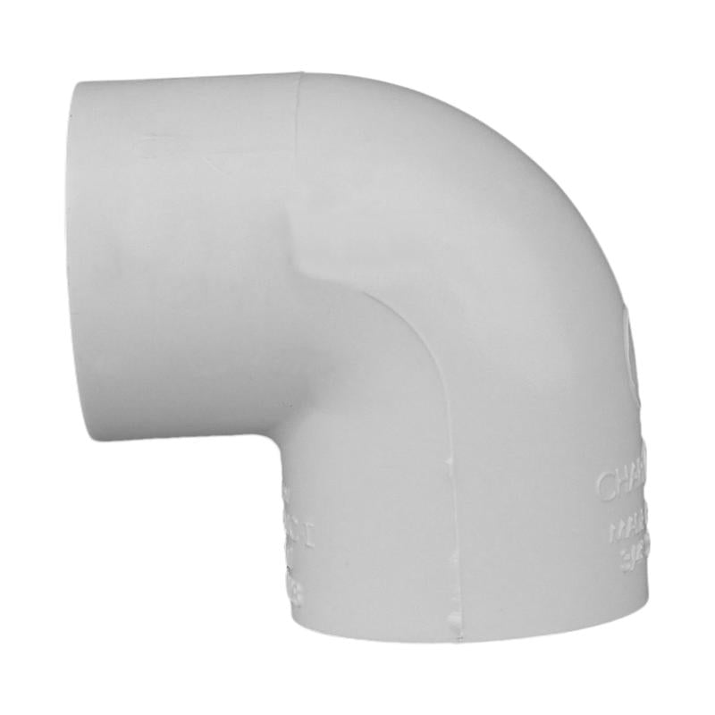 Charlotte Pipe Schedule 40 1/2 in. Slip X 1/2 in. D Slip PVC Elbow 1 pk, Pack of 25