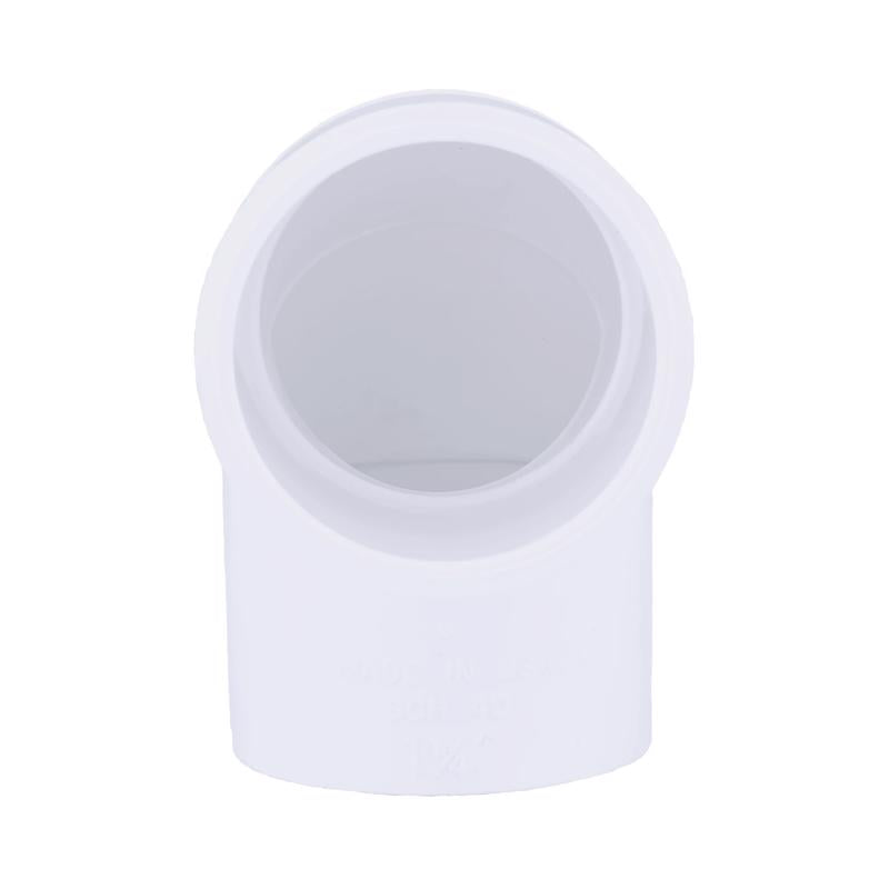 Charlotte Pipe Schedule 40 1-1/4 in. Slip X 1-1/4 in. D Slip PVC Elbow 1 pk, Pack of 25