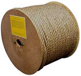 T.W. Evans Cordage 25-001A Rope, Twisted Rope Construction, 1/4 in Dia, 1200 ft L, Manila