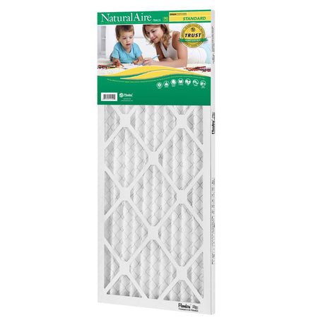 NaturalAire 12 in. W X 27 in. H X 1 in. Synthetic 8 MERV Pleated Air Filter 1 pk, Pack of 12