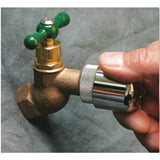 Conservco 3/4 in. Hose MPT Anti-Siphon Brass Hose Bibb Lock with Padlock