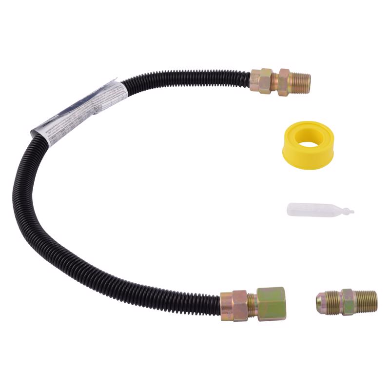 Eastman 1/2 in. MIP X 1/2 in. D MIP 24 in. Stainless Steel Installation Kit