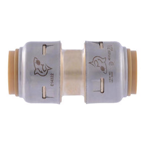 SharkBite Push to Connect 1/2 in. PTC each X 1/2 in. D Brass Coupling