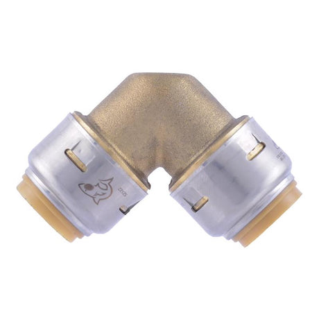 SharkBite Push to Connect 1/2 in. PTC each X 1/2 in. D Brass Elbow
