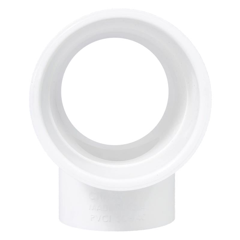 Charlotte Pipe Schedule 40 2 in. Slip X 2 in. D Slip PVC Reducing Tee 1 pk