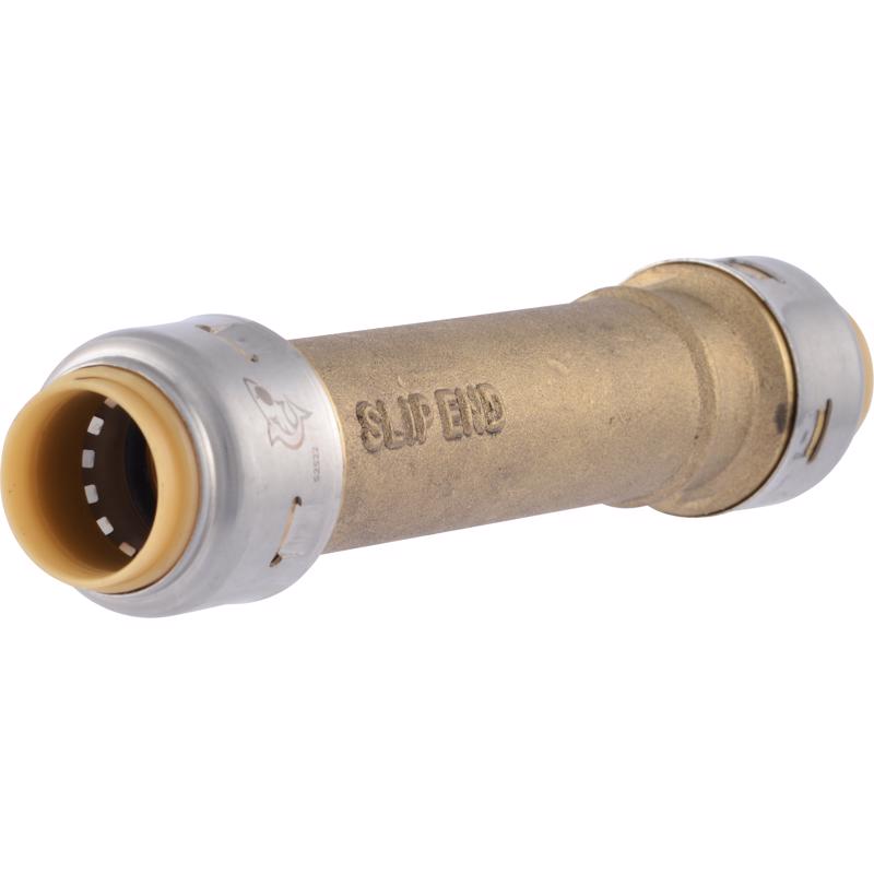 SharkBite Push to Connect 1/2 in. PTC each X 1/2 in. D Brass Slip Coupling