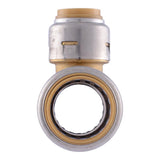SharkBite Push to Connect 3/4 in. PTC each X 3/4 in. D PTC Brass Reducing Tee