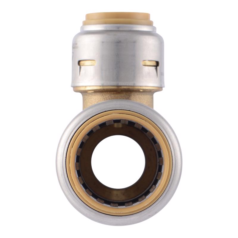 SharkBite Push to Connect 3/4 in. PTC each X 1/2 in. D Brass Reducing Tee