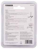 ProSource H20-B031C-PS Heavy-Duty Hinge Pin Door Stop, 2-3/4 in Projection, Die-Cast Zinc & Plastic, Antique Brass